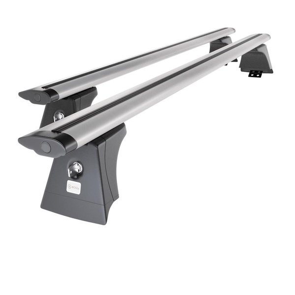 Aluminium-Dachträger für Toyota RAV4 V (2019-....) - silbern Dachträger Dachgepäckträger - integrierte Relinge