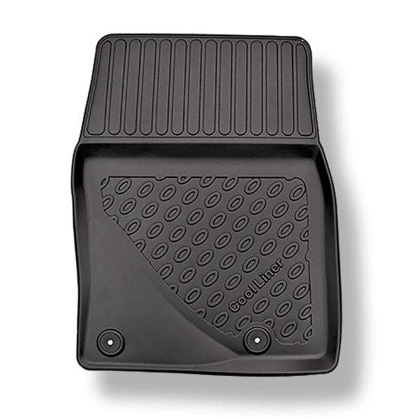 TPE Fußmatten Auto für Mazda 3 IV BP Hatchback, Limousine (03.2019-....) - schwarz Automatten Autoteppiche