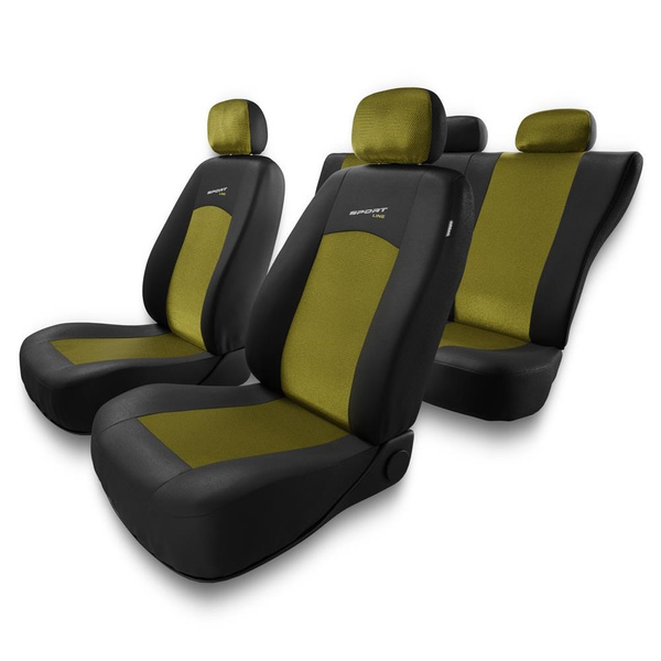 Universal Sitzbezüge Auto für Mazda 2 I, II, III, IV (2003-....) – Autositzbezüge Schonbezüge für Autositze – S-Y