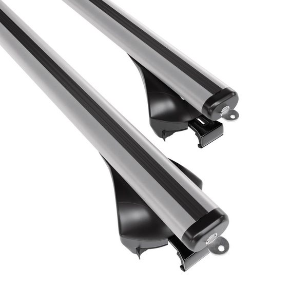 Aluminium-Dachträger für Opel Zafira C Tourer (2012-2019) - silbern Dachträger Dachgepäckträger - integrierte Relinge