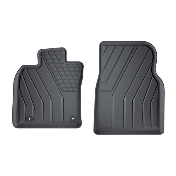 TPE Fußmatten Auto für Toyota Camry IX Limousine (2018-....) - schwarz Automatten Autoteppiche