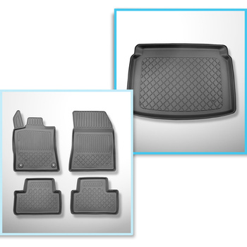 Set Kofferraumschale und angepasste Autoteppiche TPE für: Opel Astra L (VI) Hatc