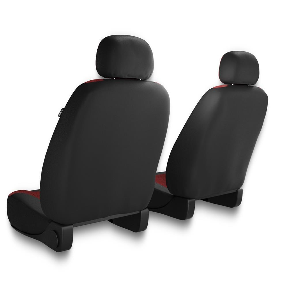 Universal Sitzbezüge Auto für Mercedes-Benz C Klasse W204, W205, W206 (2006-.)  - Autositzbezüge Schonbezüge für Autositze - TR-RD rot