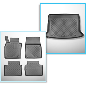 Set Kofferraumschale und angepasste Autoteppiche TPE für: Mazda CX-30 SUV (08.20