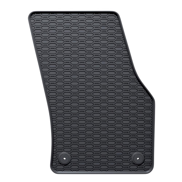 Gummifußmatten Auto für Volkswagen Tiguan II SUV (2016-2024) - Gummimatten Gummi Fußmatten - schwarz - 4 Stk.