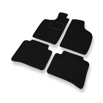 Fußmatten Auto für Nissan Navara D22 Pick-Up (1997-2005) - schwarze Automatten A
