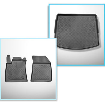 Set Kofferraumschale und angepasste Autoteppiche TPE für: Renault Megane IV Gran