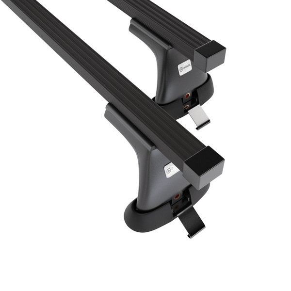 Stahl-Dachträger für Peugeot Partner mk I (1997-2002) - schwarz Dachträger Dachgepäckträger - Montagepunkte