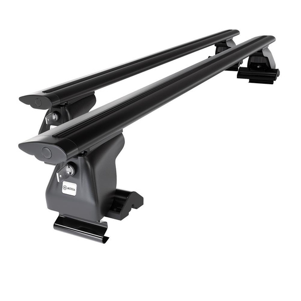 Aluminium-Dachträger für Ssangyong Musso (1993-2005) - schwarz Dachträger Dachgepäckträger - ohne Montagelemente