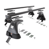 Stahl-Dachträger für Skoda Octavia IV (2019-....) - schwarz Dachträger Dachgepäckträger - ohne Montagelemente