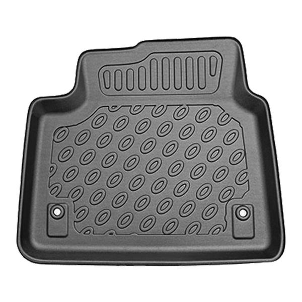 Set Kofferraumschale und angepasste Autoteppiche TPE für: Land Rover Discovery Sport L550 SUV (2019-....) - 5/7 Sitze;dritte Reihe zusammengeklappt;auch für Modelle mit Befestigungsschienen;rechte Nische entfernbar;auch Plug-in-Hybrid