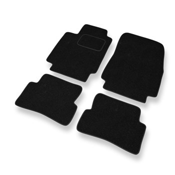 Fußmatten Auto für Renault Modus I (2004-2012) - schwarze Automatten Autoteppiche