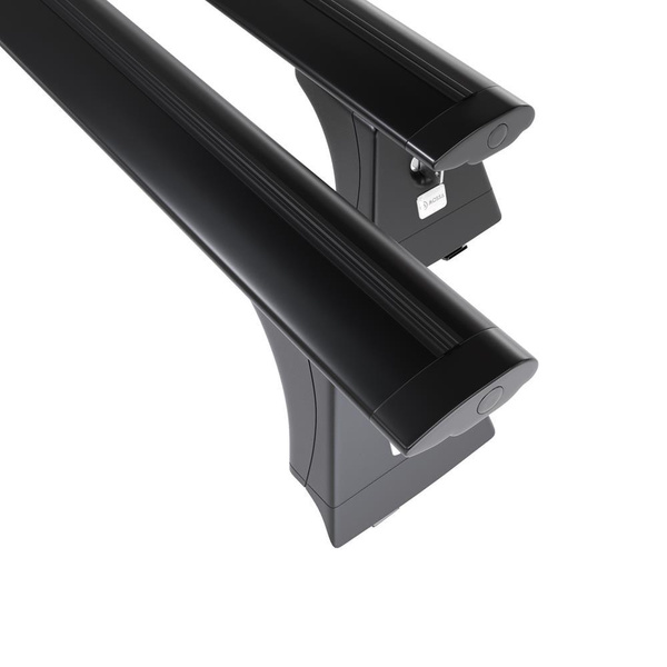 Aluminium-Dachträger für Ford Focus mk II (2008-2011) - schwarz Dachträger Dachgepäckträger - Montagepunkte