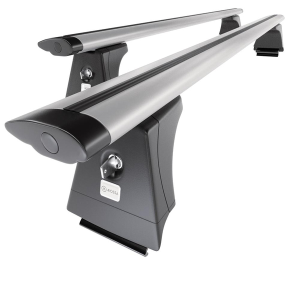 Aluminium-Dachträger für Volvo XC60 (2008-2017) - silbern Dachträger Dachgepäckträger - integrierte Relinge