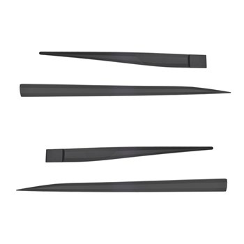 Schwarze Auto Seitenschutzleisten Hyundai Tucson IV SUV (2020-....)