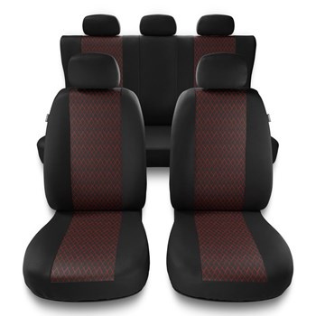 Universal Sitzbezüge Auto für Peugeot 306 (1993-2003) - Autositzbezüge Schonbezüge für Autositze - PF-RD