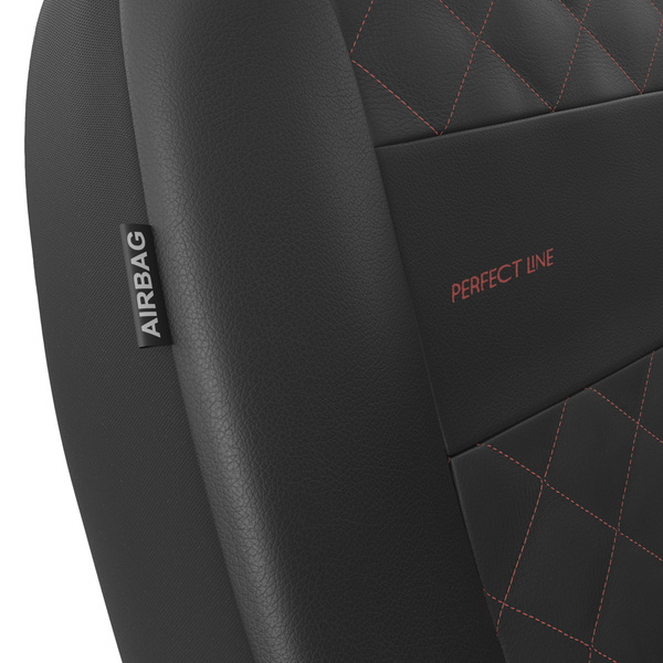 Universal Sitzbezüge Auto für Alfa Romeo Giulietta (2010-2020) - Vordersitze Autositzbezüge Schonbezüge - PRP-RD