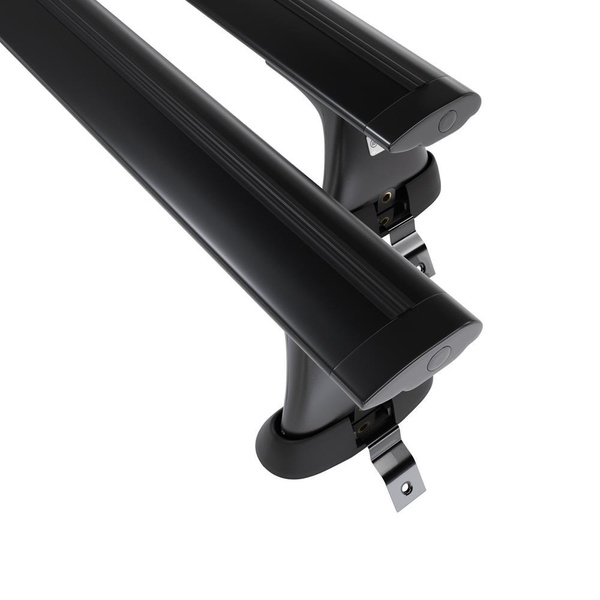 Aluminium-Dachträger für Renault Sandero (2008-2013) - schwarz Dachträger Dachgepäckträger - ohne Montagelemente