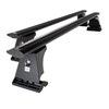 Aluminium-Dachträger für Opel Astra H mk III GTC (2005-2014) - schwarz Dachträger Dachgepäckträger - Montagepunkte