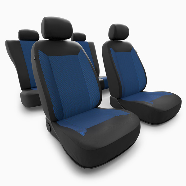 Universal Sitzbezüge Auto für Daewoo Leganza (1997-2002) - Autositzbezüge Schonbezüge für Autositze - RYL-BL