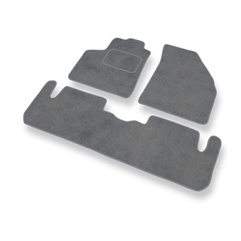 Fußmatten Auto für Chevrolet Rezzo MPV (2004-2008) - Premium Velours graue Autom