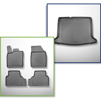 Set Kofferraumschale und angepasste Autoteppiche TPE für: Cupra Born Hatchback (