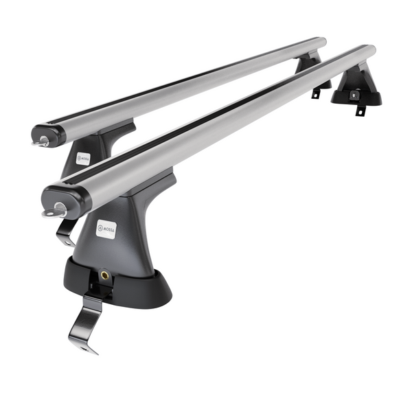 Aluminium-Dachträger für Skoda Octavia mk II (2009-2012) - silbern Dachträger Dachgepäckträger - ohne Montagelemente