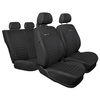 Maßgeschneiderte Sitzbezüge Auto für Skoda Karoq Crossover (2017-....) kein Bezug für die hintere Armlehne - Autositzbezüge Schonbezüge für Autositze - E4