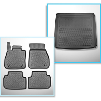 Set Kofferraumschale und angepasste Autoteppiche TPE für: BMW 2er F44 Gran Coupé