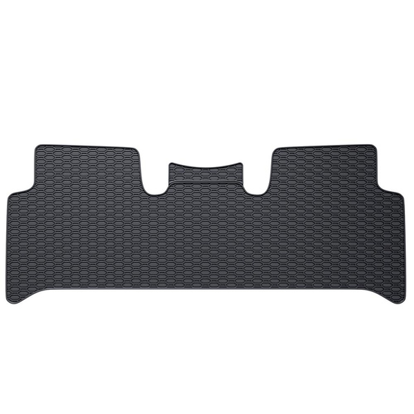 Gummifußmatten Auto für Renault Scenic II MPV (2003-2009) - Gummimatten Gummi Fußmatten - schwarz - 3 Stk.