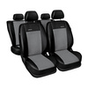 Maßgeschneiderte Sitzbezüge Auto für Ford Focus II Hatchback, Kombi, Limousine (2003-2010) - Autositzbezüge Schonbezüge für Autositze - grau