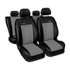 Maßgeschneiderte Sitzbezüge Auto für Nissan Qashqai II Crossover (2013-2021) - Autositzbezüge Schonbezüge für Autositze - grau