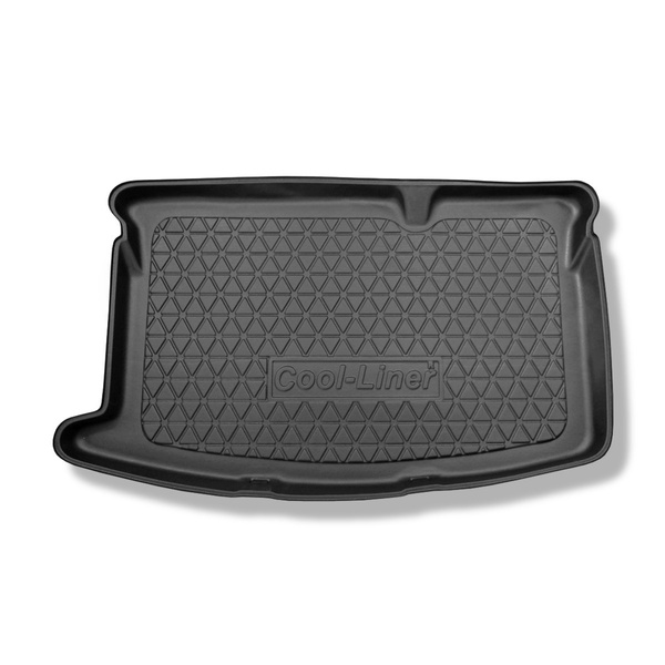Kofferraumwanne für Mazda 2 II DE Hatchback (09.2007-01.2015) - Kofferraummatte rutschfest Schutzmatte - mit Not-Reserverad oder Reparaturset