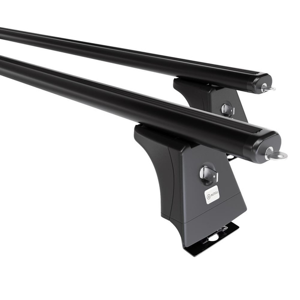 Aluminium-Dachträger für Iveco Daily IV (long) (2006-2011) - schwarz Dachträger Dachgepäckträger - Montagepunkte