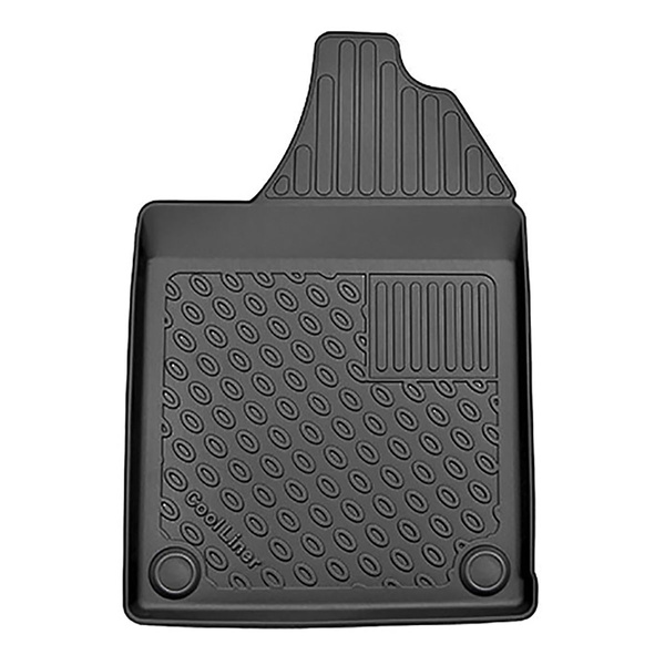 TPE Fußmatten Auto für Aixam Crossline Crossover (10.2016-2020) - schwarz Automatten Autoteppiche