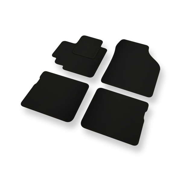 Fußmatten Auto für Suzuki Celerio Hatchback (2015-2019) - schwarze Automatten Autoteppiche