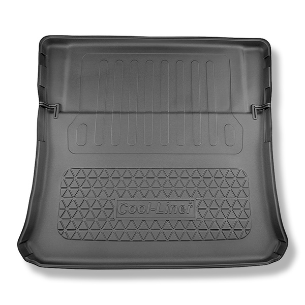 Kofferraumwanne für Mercedes-Benz EQS X296 SUV (12.2022-....) - Kofferraummatte rutschfest Schutzmatte - 7 Sizte; 3. Reihe umgelegt