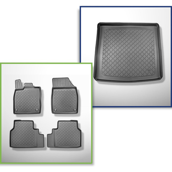 Set Kofferraumschale und angepasste Autoteppiche TPE für: Volkswagen ID.4 SUV (1