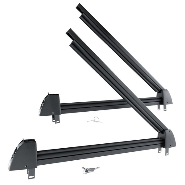 Skiträger auf dem Dachgepäckträger - Ski rack M-7703 - schwarz - für 3 Skipaare oder 2 Snowboards