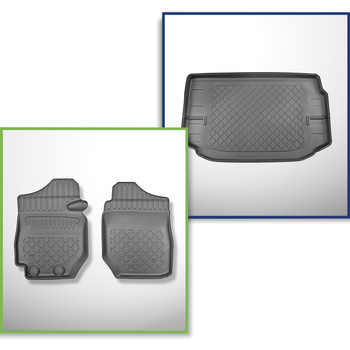 Set Kofferraumschale und angepasste Autoteppiche TPE für: Suzuki Jimny II GJ SUV