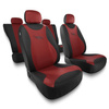Universal Sitzbezüge Auto für Peugeot 307 I, II (2001-2012) - Autositzbezüge Schonbezüge für Autositze - TR-RD