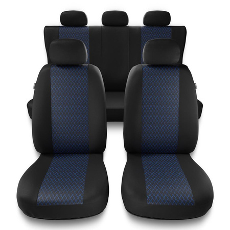 Universal Sitzbezüge Auto für Audi A4 B5, B6, B7, B8, B9 (1995-2024) - Autositzbezüge Schonbezüge für Autositze - PF-BL