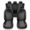 Universal Sitzbezüge Auto für BMW 5er E34, E39, E60, E61, F10, G30, G31 (1988-2019) - Autositzbezüge Schonbezüge für Autositze - PR1