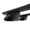 Aluminium-Dachträger für Ssangyong Rodius (2004-2018) - schwarz Dachträger Dachgepäckträger - reling