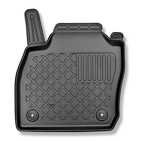 Set Kofferraumschale und angepasste Autoteppiche TPE für: Volkswagen T-Cross Crossover (04.2019-....) - oberer Kofferraum (für Multiboden);beweglicher Boden in höchster Stellung