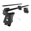 Aluminium-Dachträger für Citroen Jumper II (2006-2014) - schwarz Dachträger Dachgepäckträger - Montagepunkte