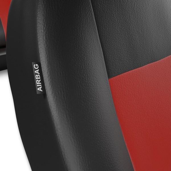 Universal Sitzbezüge Auto für Seat Arona (2017-....) - Vordersitze Autositzbezüge Schonbezüge - 2CM-RD