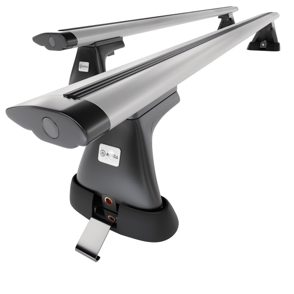 Aluminium-Dachträger für Toyota RAV4 mk II (2000-2005) - silbern Dachträger Dachgepäckträger - Montagepunkte