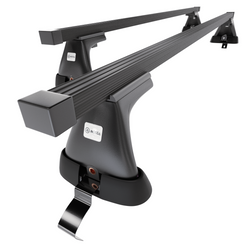 Stahl-Dachträger für Volkswagen Passat B8 (2015-2023) - schwarz Dachträger Dachgepäckträger - ohne Montagelemente