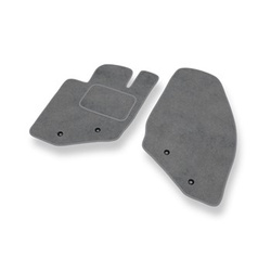 Fußmatten Auto für Volvo S80 I Limousine (1998-2006) - Premium Velours graue Automatten Autoteppiche